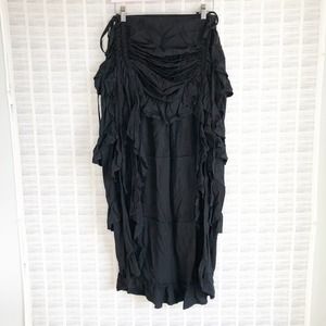 Pirate Dressing Black High Low Skirt